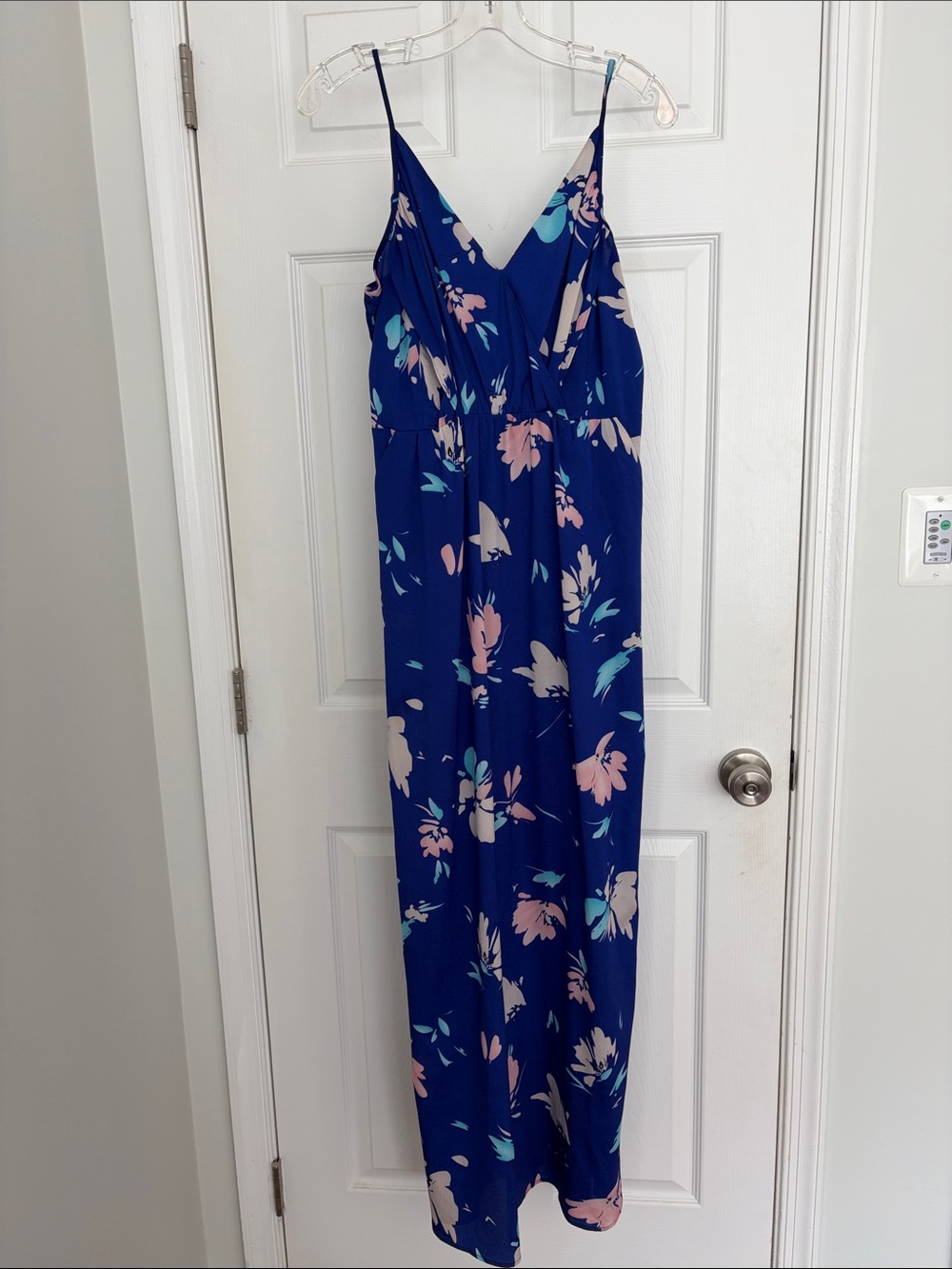 Yumi Kim Cleo Japanese Floral Maxi Dress Blue